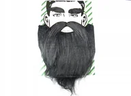 Stroje karnawałowe - BRODA KOSTIUM AKCESORIA - miniaturka - grafika 1