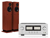 Zestawy stereo - Luxman L-505Z (srebrny) + Response D20R (mahoń) - miniaturka - grafika 1
