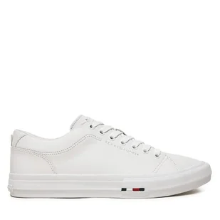 Sneakersy Tommy Hilfiger Hi Vulc Street Low FM0FM05312 Biały - Sneakersy męskie - miniaturka - grafika 1