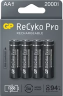 Ładowarki i akumulatory - GP Akumulator ReCyko Pro AA / R6 2000mAh 4 szt. - miniaturka - grafika 1
