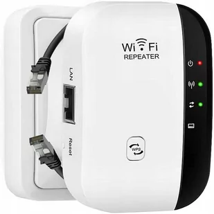 Wzmacniacz Sygnału Wi-fi Mocny Repeater 300mb/s - Wzmacniacze sygnału wifi - miniaturka - grafika 1