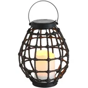 Żarówki LED - Polux KOGE wys. 23cm brąz IP44 metal Latarenka solarna 313249 313249 - miniaturka - grafika 1