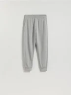 Spodnie damskie - Reserved - Spodnie dresowe ze ściągaczem - jasnoszary - miniaturka - grafika 1