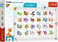 Puzzle - Trefl Puzzle Edukacyjne 34 Alfabet - miniaturka - grafika 1