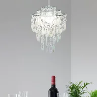 Lampy sufitowe - Näve Żyrandol Lina, akrylowa ozdoba masa perłowa - miniaturka - grafika 1