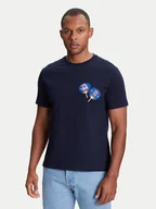 Koszulki męskie - United Colors Of Benetton T-Shirt 3I1XU1096 Granatowy Regular Fit - miniaturka - grafika 1