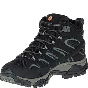 Merrell Damskie buty trekkingowe Moab 2 Mid GTX, czarny, 38 EU - Buty trekkingowe damskie - miniaturka - grafika 1