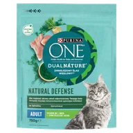 Mokra karma dla kotów - PURINA ONE DualNature Natural Defense Adult Karma dla dorosłych kotów indyk 750g - miniaturka - grafika 1