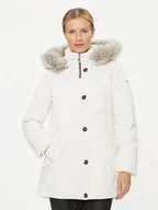 Kurtki damskie - Tommy Hilfiger Parka WW0WW39864 Écru Regular Fit - miniaturka - grafika 1