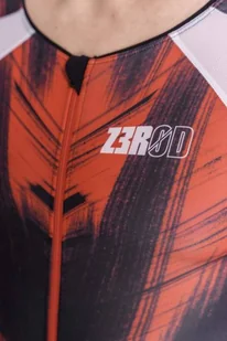 ZEROD Strój triathlonowy RACER TT SUIT red vivacity - Bielizna sportowa męska - miniaturka - grafika 8