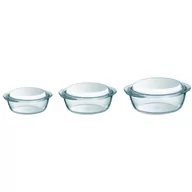 Formy do ciast - Wegter Pyrex 3-częściowy zestaw naczyń do piekarnika, szkło, 912S637/6142 (527769) - miniaturka - grafika 1