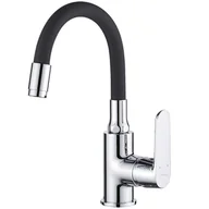 Baterie umywalkowe - Bateria umywalkowa Kuchinox Dima czarny/chrom  BQD_021B - miniaturka - grafika 1