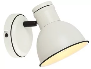 Candellux Kinkiet LAMPA ścienna ZUMBA 91-72115 metalowa OPRAWA regulowany reflektorek biały czarny 91-72115 - Lampy ścienne - miniaturka - grafika 1