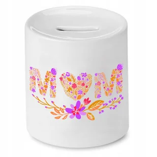 SKARBONKA DLA MAMY MATKI I LOVE MOM PREZENT z Nadrukiem ze Zdjęciem - Skarbonki - miniaturka - grafika 1