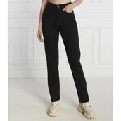 Spodnie damskie - Calvin Klein Jeansy Straight fit high rise - miniaturka - grafika 1