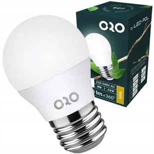 Żarówka Led źródło światła Trzonek E27 G45 Toto 8W-WW 900lm 3000K Oro - Żarówki LED - miniaturka - grafika 1