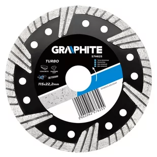 Verto Tarcza diamentowa 115 x 22.2 mm, turbo TOP-61H2T1 - Tarcze do pił - miniaturka - grafika 1