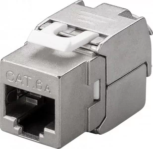 Goobay Cat 6 A Keystone gniazda RJ45 STP ekranowanie 500 MHz 90864 - Akcesoria do tabletów i e-booków - miniaturka - grafika 2