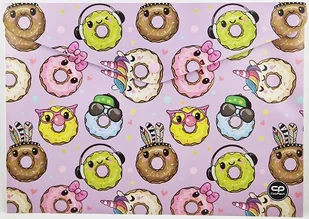 KOPERTA NA DOKUMENTY A4 NA ZATRZASK HAPPY DONUTS COOLPACK - Teczki i skoroszyty - miniaturka - grafika 1