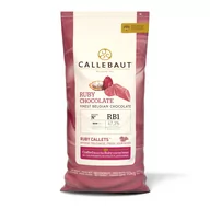 Dodatki do ciast w proszku - Callebaut czekolada rubinowa różowa ruby RB1 47,5% 10 kg - miniaturka - grafika 1
