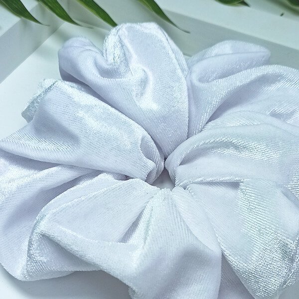 Gumka VELVET XXL do włosów YEYE Biały