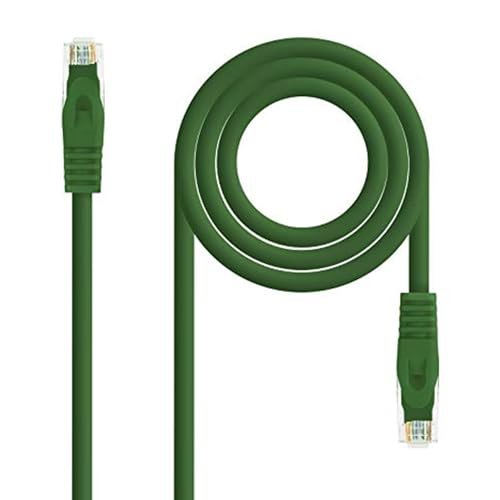 Kabel sieciowy Monkey Ladder RJ45 LSZH Cat.6A UTP, AWG24, 100% miedziany, wolny od halogenów, Zielony, 1 m