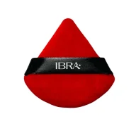 Gąbeczki do makijażu - Ibra Makeup trójkątny puszek do pudru 1 sztuka - miniaturka - grafika 1