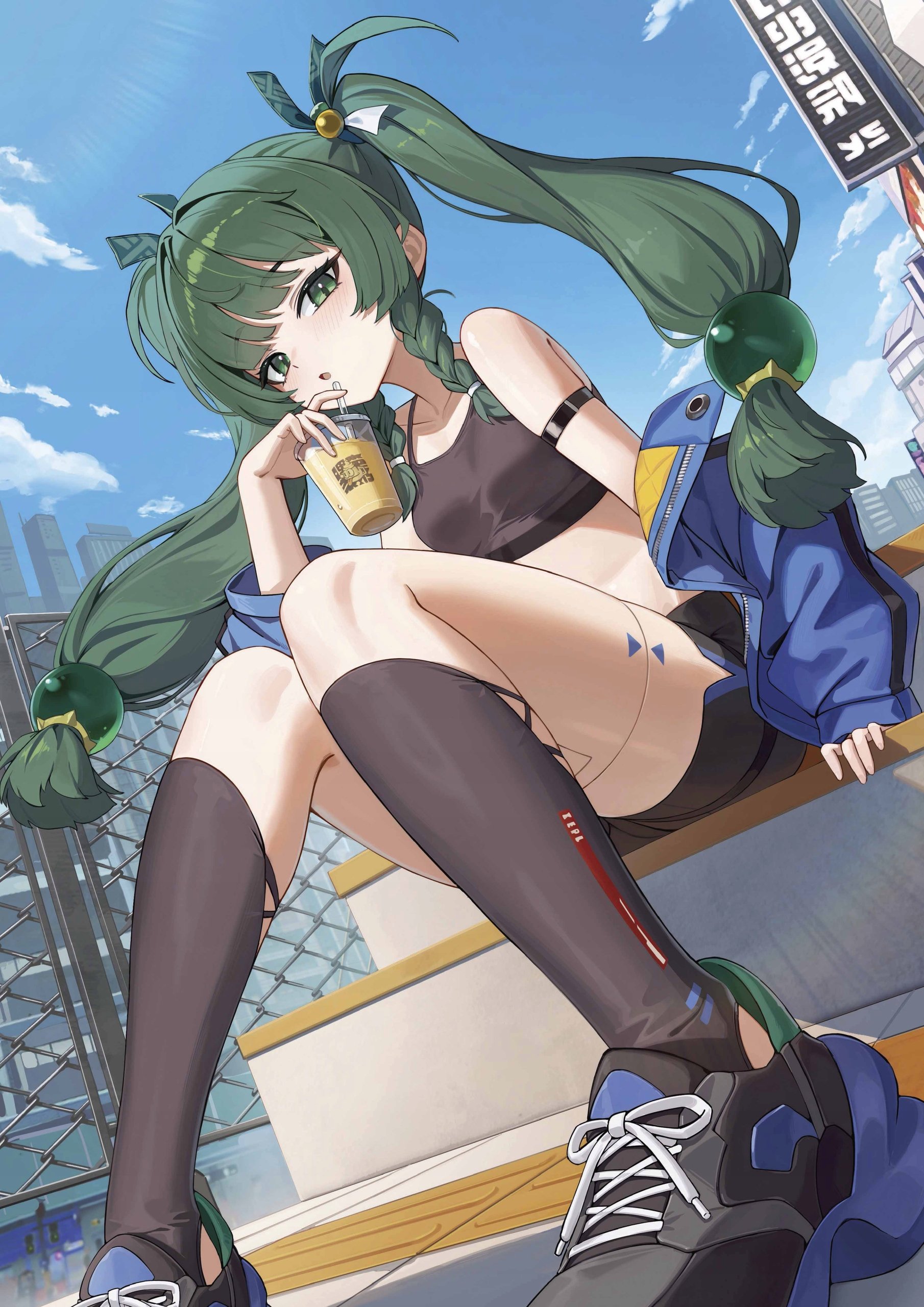 Plakat A3 Zenless Zone Zero Zzz Anime Gra Qingyi