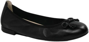 Baleriny Wygodne Caprice 9-22102-42 Black Nappa Skóra Naturalna - CAPRICE - Baleriny - miniaturka - grafika 1
