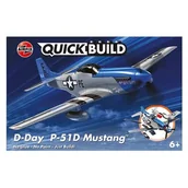 Kolekcjonerskie modele pojazdów - AirFix Quickbuild - D-Day Mustang J6046 - miniaturka - grafika 1