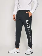 Spodnie sportowe męskie - EA7 Emporio Armani Spodnie dresowe 8NPPC3 PJ05Z 0544 Granatowy Regular Fit - miniaturka - grafika 1