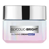 Kremy do twarzy - L'Oréal Paris Glycolic-Bright Glowing Cream Night krem na noc 50 ml dla kobiet - miniaturka - grafika 1
