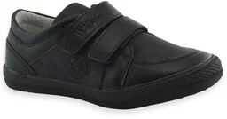 Półbuty chłopięce na rzep Wojtyłko 61021 Czarne - Buty dla chłopców - miniaturka - grafika 1