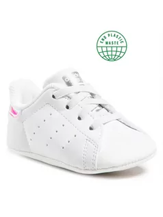 Buty dla dziewczynek - Adidas Buty Stan Smith Crib FY7892 Biały - grafika 1