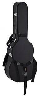 Ortega Guitars Economy Series etui pakiet do klasycznych gitar - czarny płaski top + zainstalowany pasek na plecy (OCCSTD-BU) OCCSTD-BU - Pokrowce i futerały na gitarę - miniaturka - grafika 1