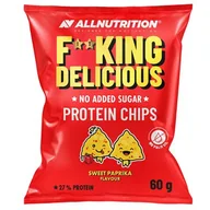 Chipsy - Allnutrition Fitking Delicious Protein Chips Sweet Paprika 60G - miniaturka - grafika 1
