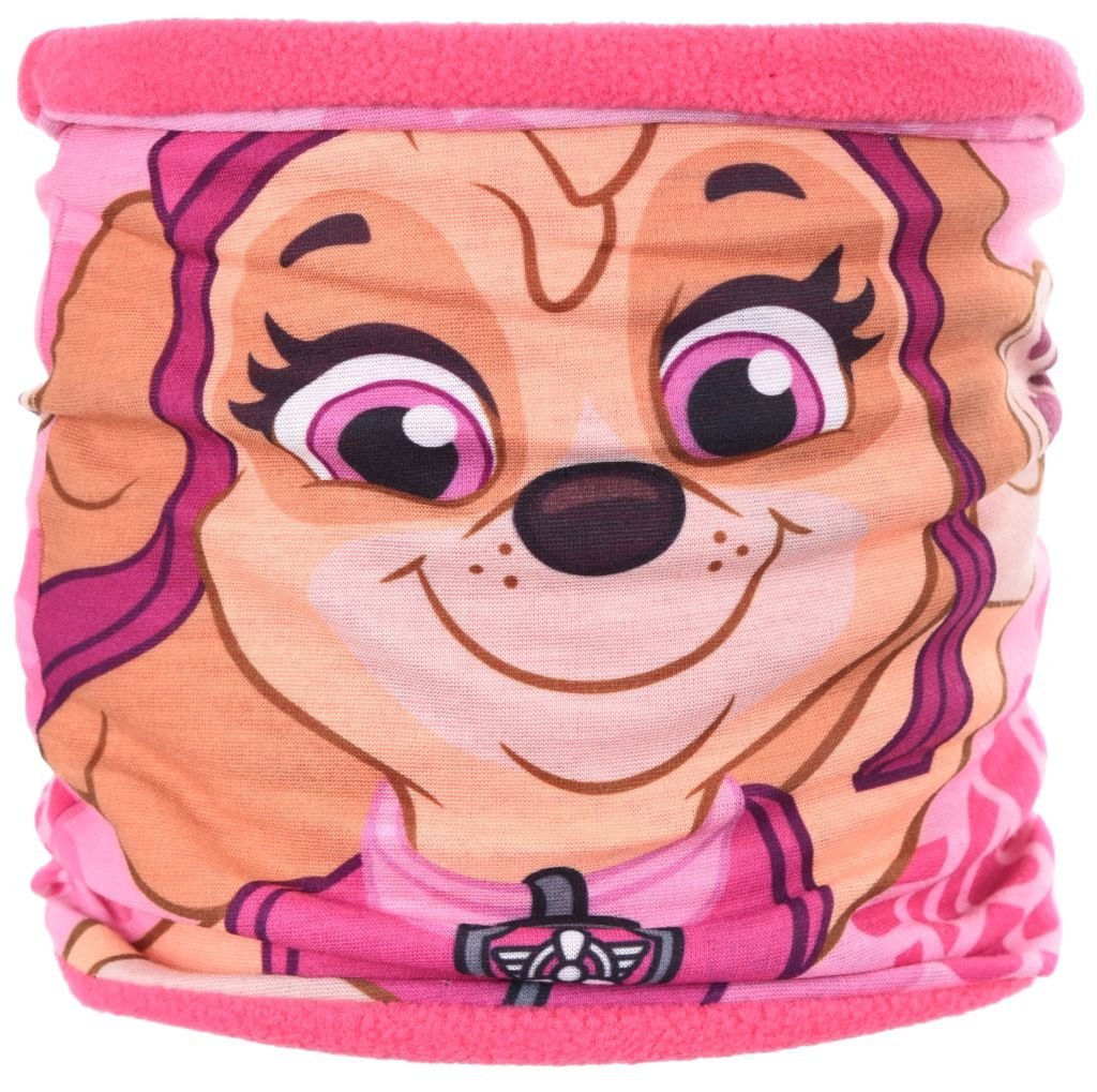 Różowy komin dla dziewczynki, Paw Patrol, Skye rozmiar uniwersalny