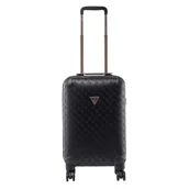 Walizki - Damska Walizka GUESS WILDER 20 IN 8-WHEELER TWD74529800-BLA – Czarny - miniaturka - grafika 1