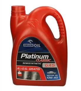 Orlen Platinum Classic Gas 10w40 4,5l - Oleje silnikowe - miniaturka - grafika 1