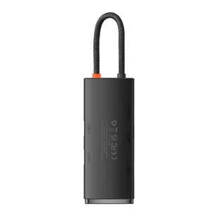 Hub Baseus OS Lite 6-Port (Typ-C do HDMI+USB3.0*2+PD+SD/TF) (czarny) - Huby USB - miniaturka - grafika 5