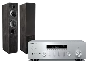Yamaha R-N600A (srebrny) + Tesi 561 (czarny) - Zestawy stereo - miniaturka - grafika 1
