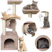 Drapaki dla kotów - MAXY C.O. Drzewko dla kota 90cm beżowe 5900779933231 - miniaturka - grafika 1