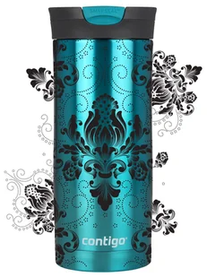 Kubek termiczny Contigo Huron 470ml - Arabeska Black - Biscay Bay - Kubki termiczne - miniaturka - grafika 1