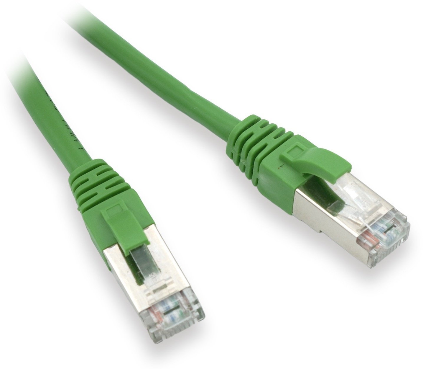 Lynx CS Patchcord, Cat 5e, FTP, PVC, CCA, 10m, zielony LX-FTP5E-100-GREEN