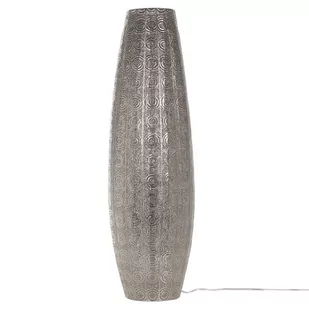 Beliani Lampa stojąca niklowa MARINGA - Lampy stojące - miniaturka - grafika 1