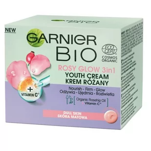 Garnier Bio Rosy Glow 3IN1 Krem Różany 50ML - Kremy do twarzy - miniaturka - grafika 1