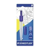 Przybory szkolne - Staedtler Cyrkiel szkolny z etui na grafity SB 550 50BK - miniaturka - grafika 1