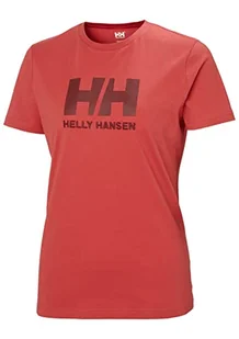 Helly Hansen Damska koszulka z logo W HH, czerwona mak, S - Koszulki i topy damskie - miniaturka - grafika 1