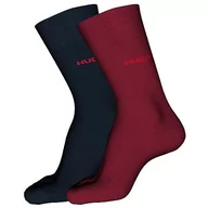 Skarpetki męskie - HUGO Męskie skarpety regularne, Dark Red603, 39-42 EU - miniaturka - grafika 1