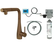 Baterie kuchenne - Deante Eridan BREFC75M Brązowy Stal szlachetna - miniaturka - grafika 1